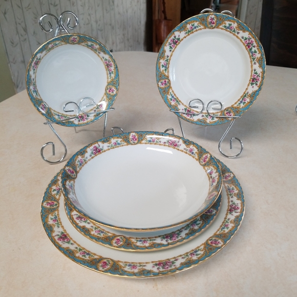 Bowa & Dotter Limoges France 5 pc Place Setting - Picture 8 of 8